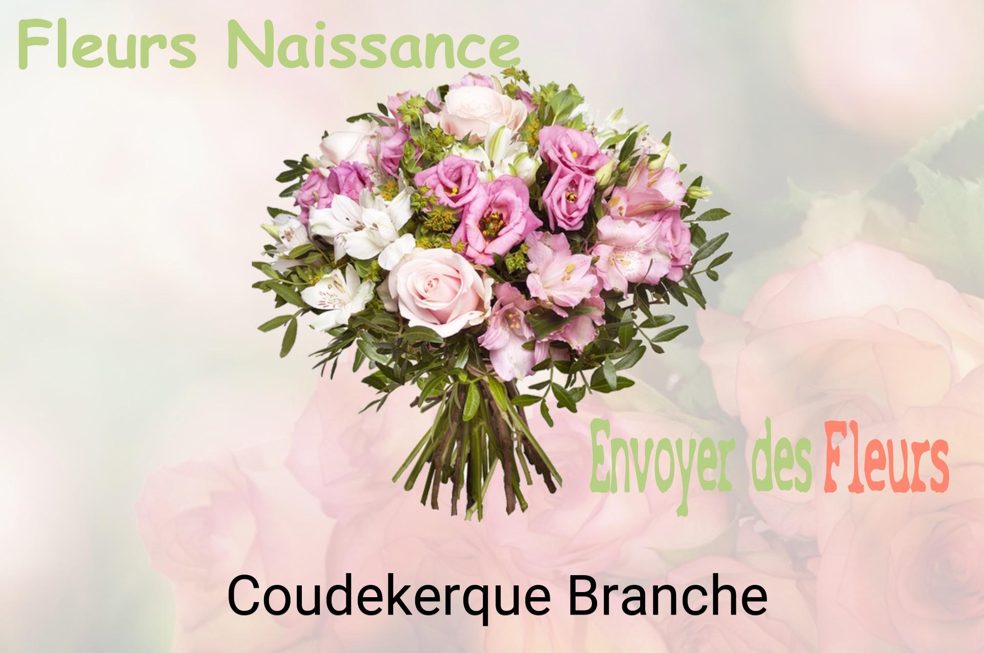 Bouquet de fleurs de naissance livré à Coudekerque-Branche